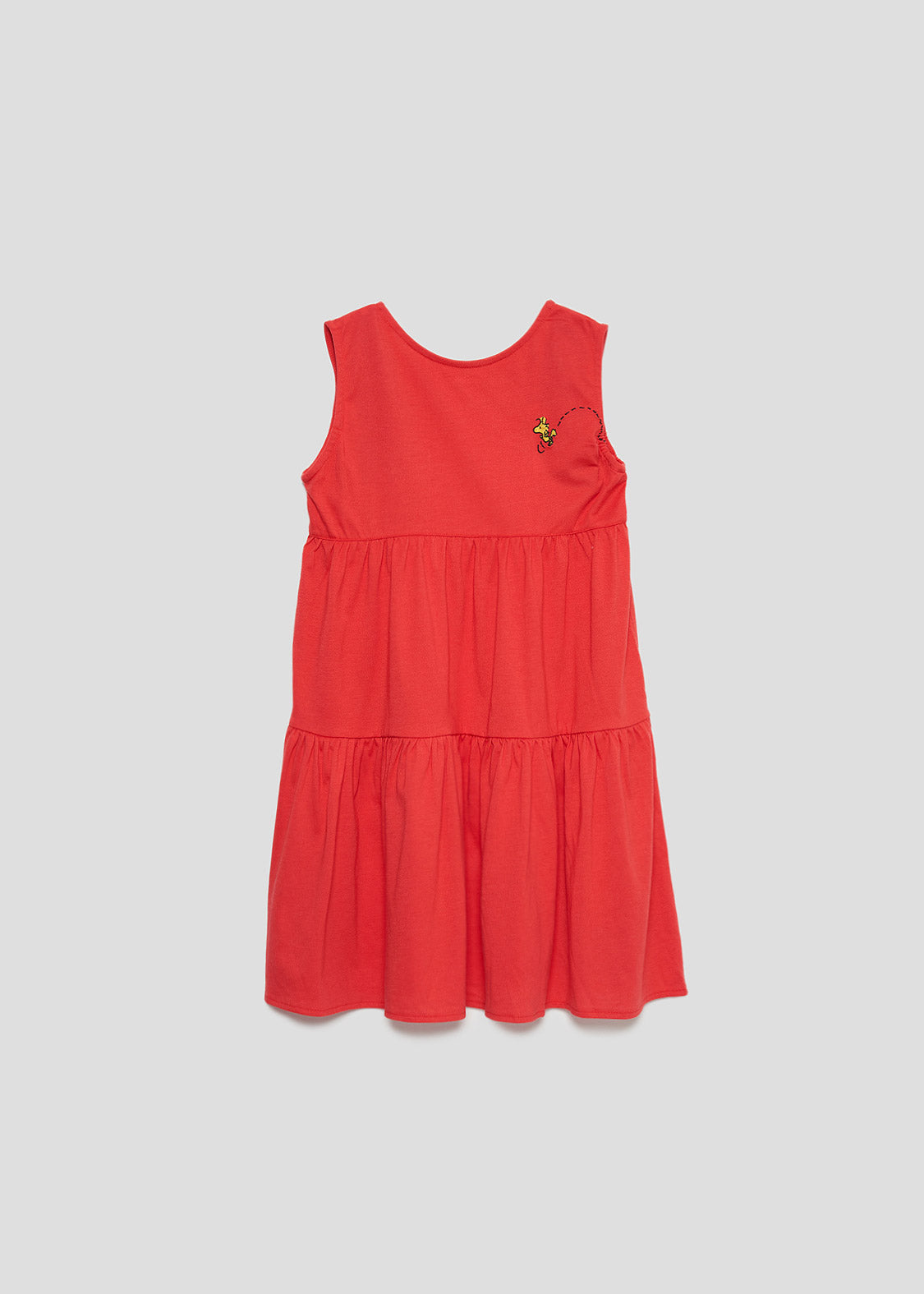 Peanuts Tiered Sleeveless One-Piece (Peanuts_Snoopy Siblings 2) - Kids