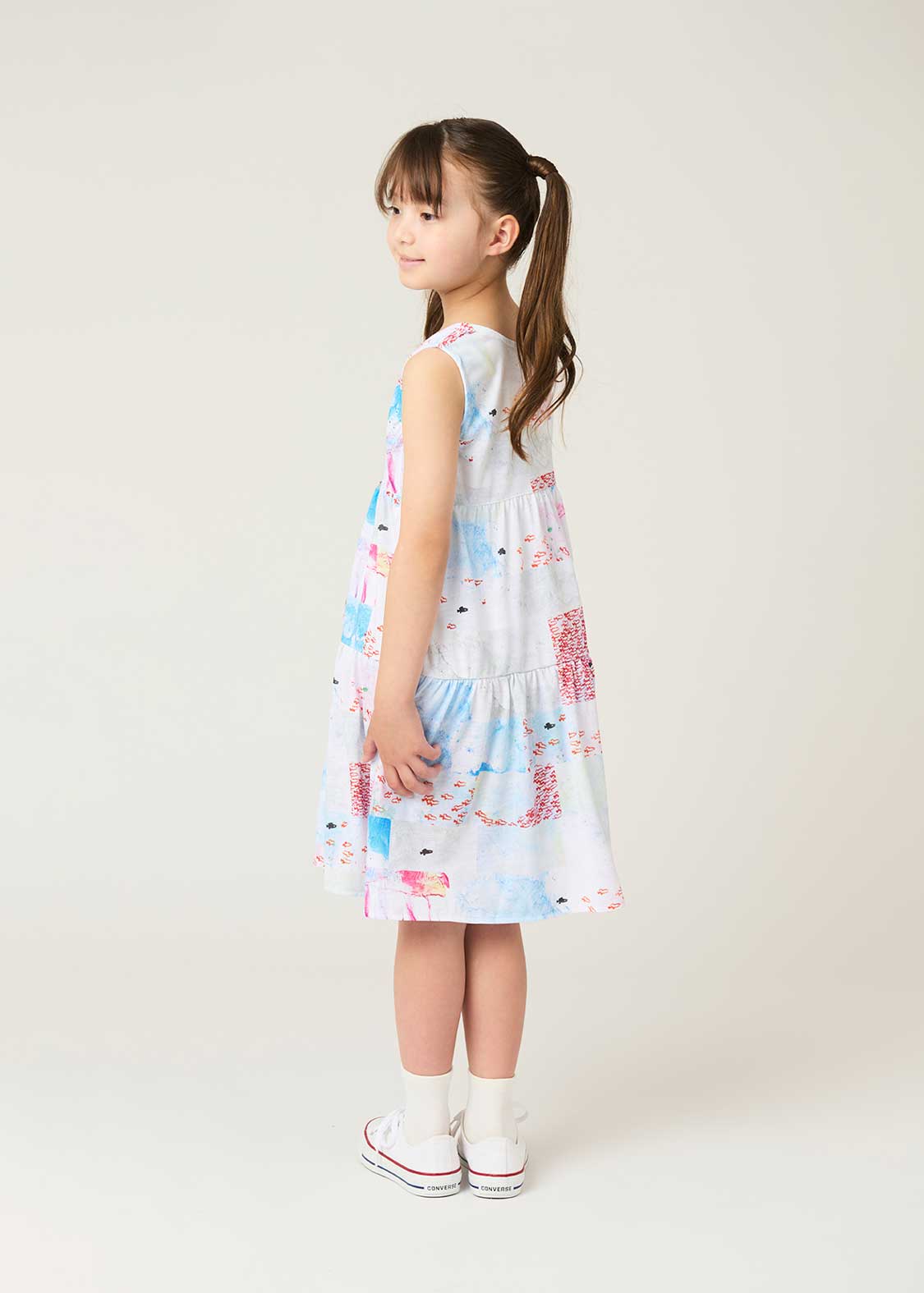 Leo Lionni Tiered Sleeveless One-Piece (Leo Lionni_Swimmy Border)