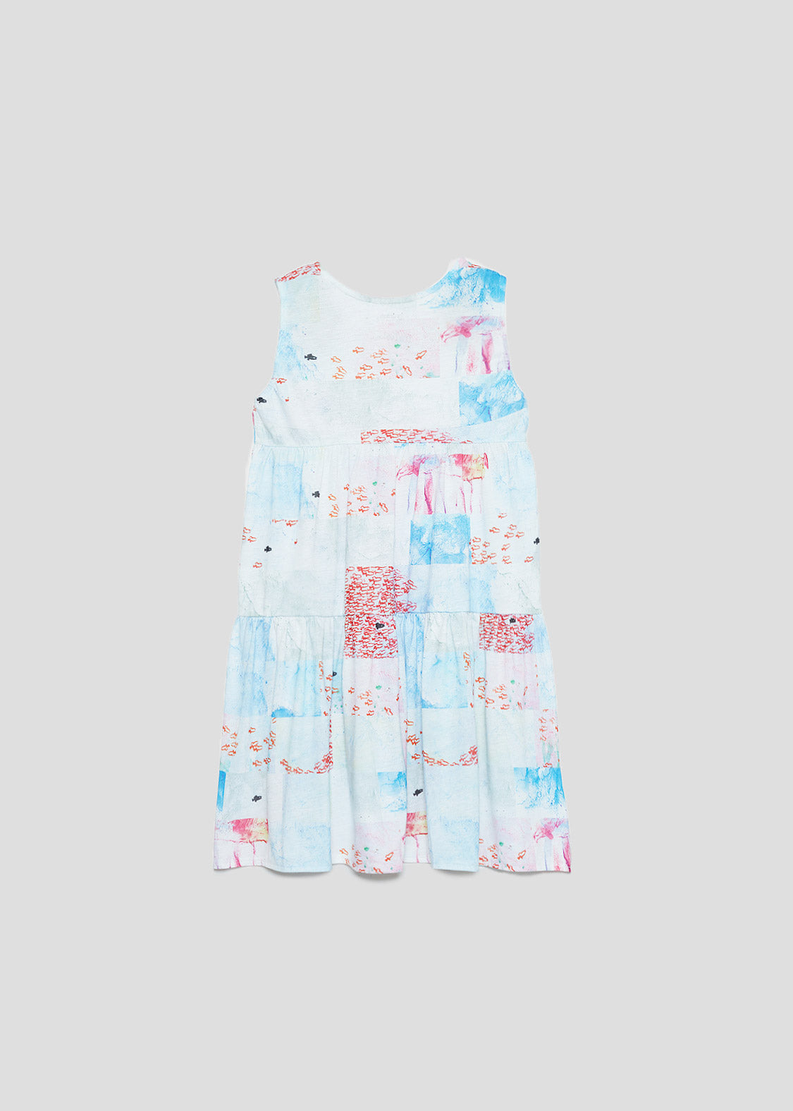 Leo Lionni Tiered Sleeveless One-Piece (Leo Lionni_Swimmy Border)