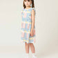 miffy Sleeveless Frill A Line One-Piece  (miffy_Stripe)