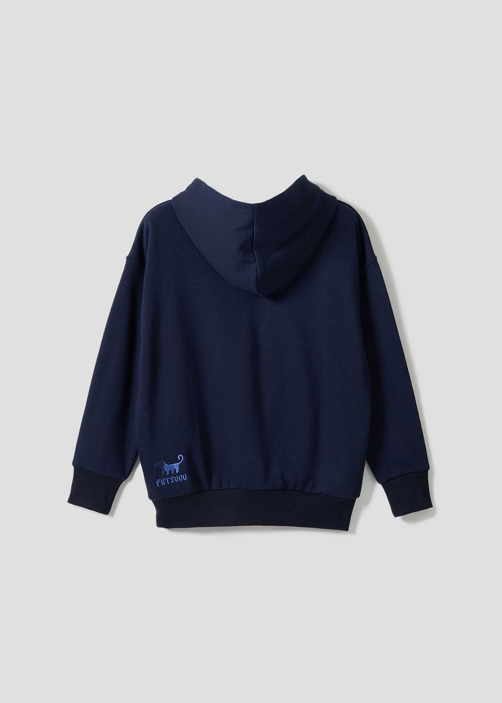 Big Silhouette Long Sleeve Parka (Nagasugiru Inu) - Kids