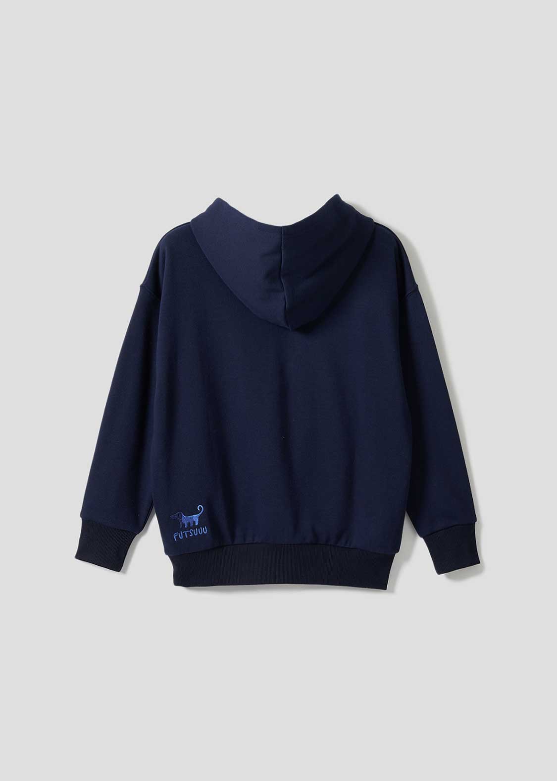 Big Silhouette Long Sleeve Parka (Nagasugiru Inu) - Kids