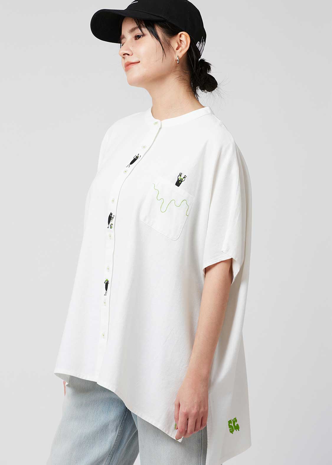 Box Silhouette Short Sleeve Shirt (Beautiful Shadow Creature)