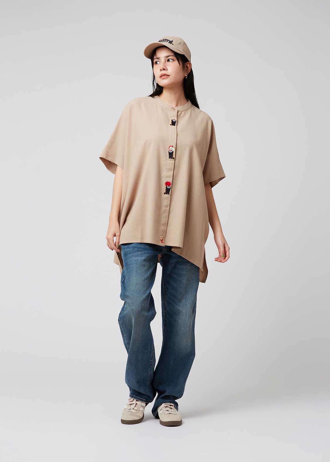 Box Silhouette Short Sleeve Shirt (Ikaku Power)
