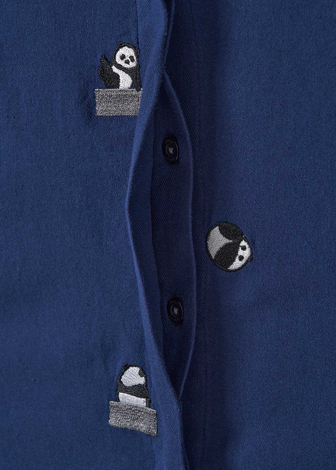 Box Silhouette Short Sleeve Shirt (Rolling Pandas Factory)