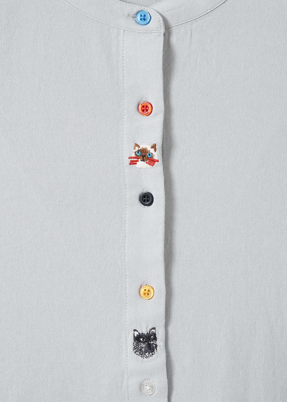 Box Silhouette Short Sleeve Shirt (THE FOUR CATS Face)