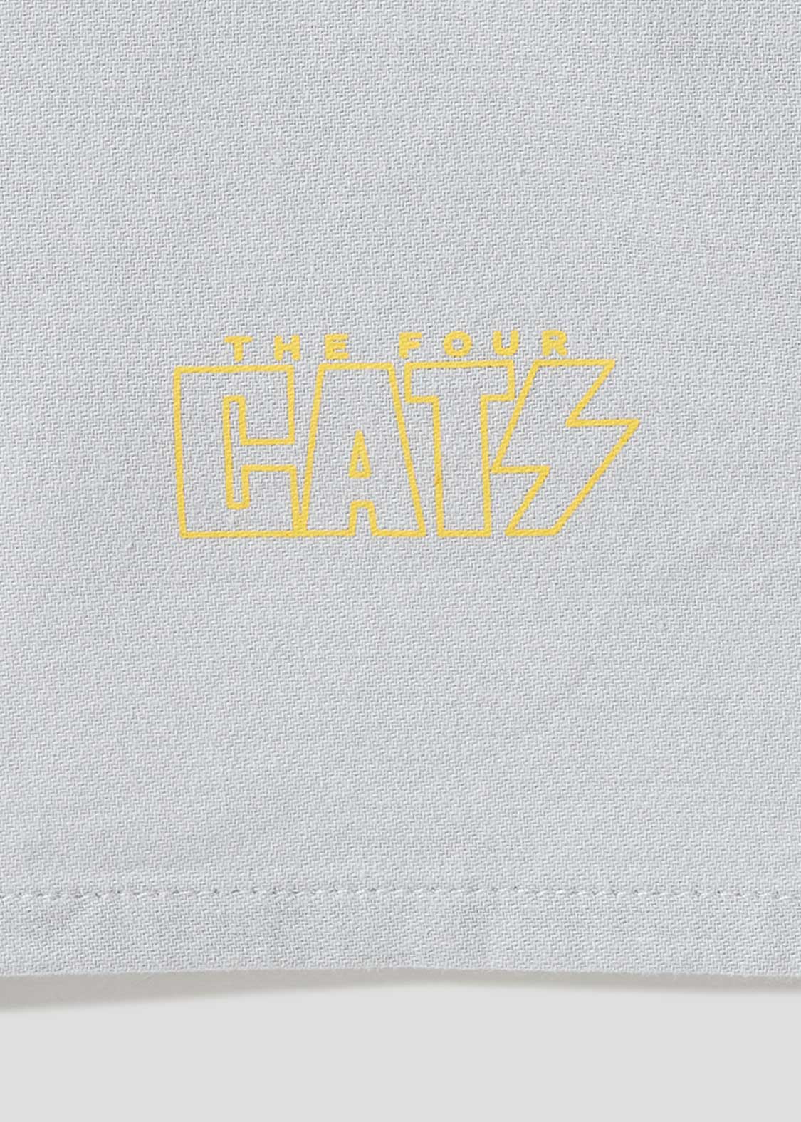 Box Silhouette Short Sleeve Shirt (THE FOUR CATS Face)