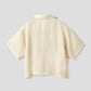 Open Collar Short Sleeve Sheer Shirt (Ikaku Yummy Dance)