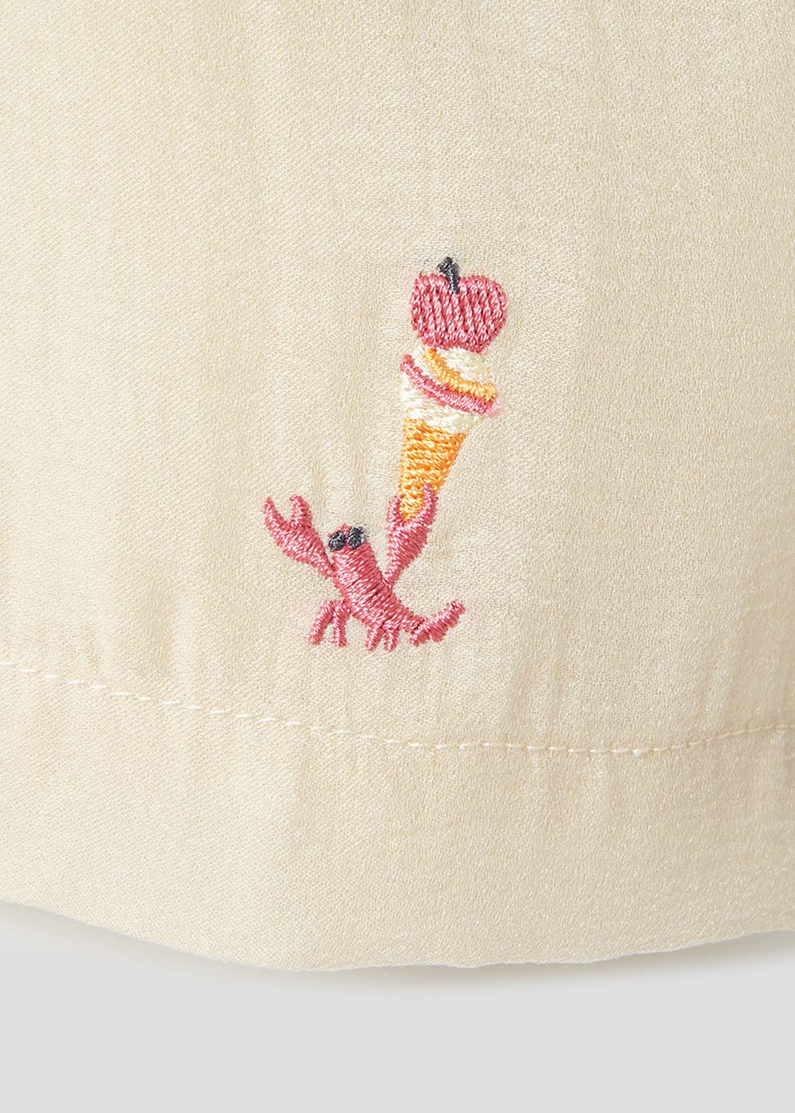 Open Collar Short Sleeve Sheer Shirt (Ikaku Yummy Dance)