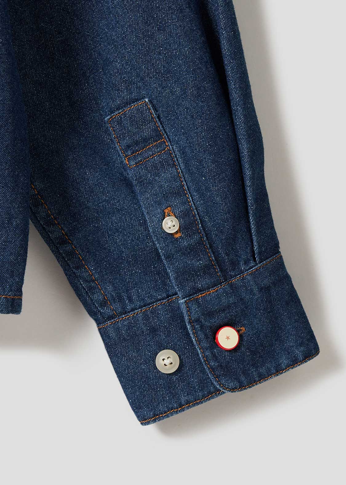 Ikaku | Cropped Denim Shirt