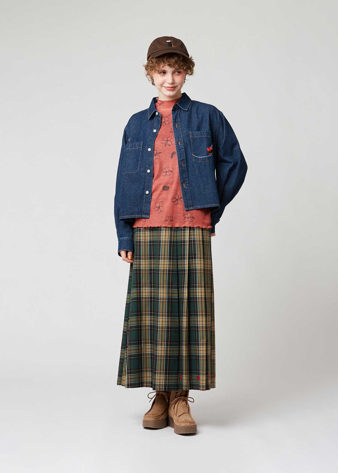 Ikaku | Cropped Denim Shirt