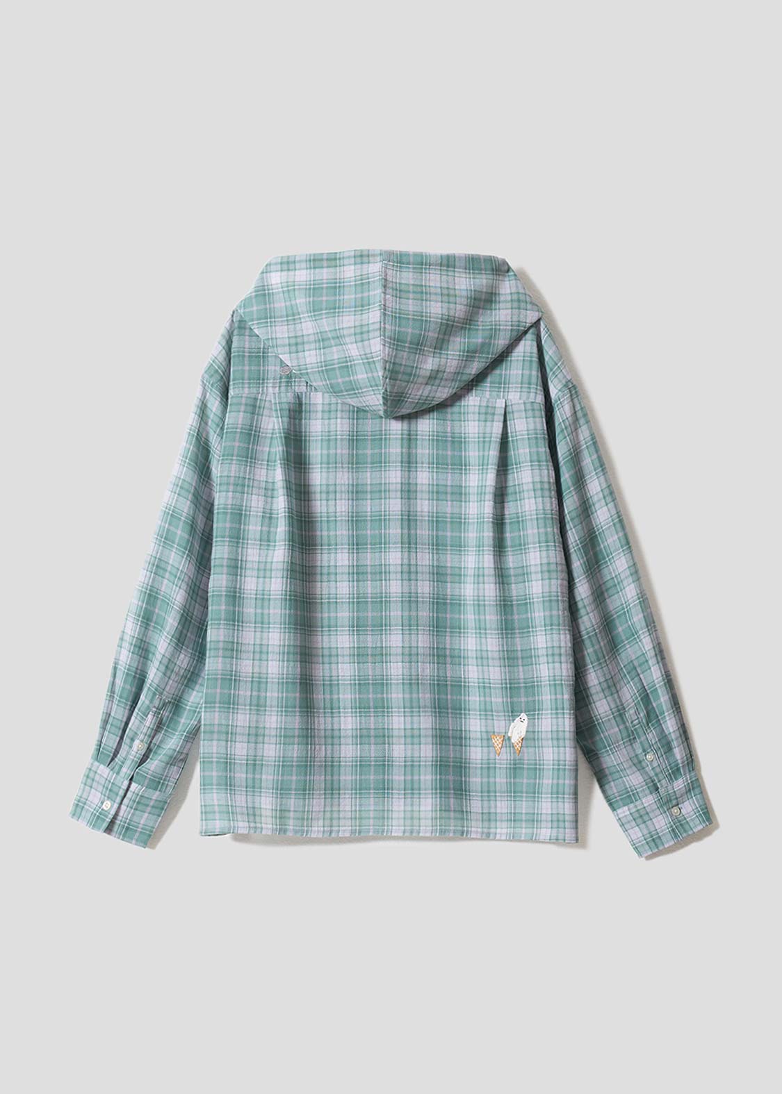 Icebonne | Sheer Hooded Shirt