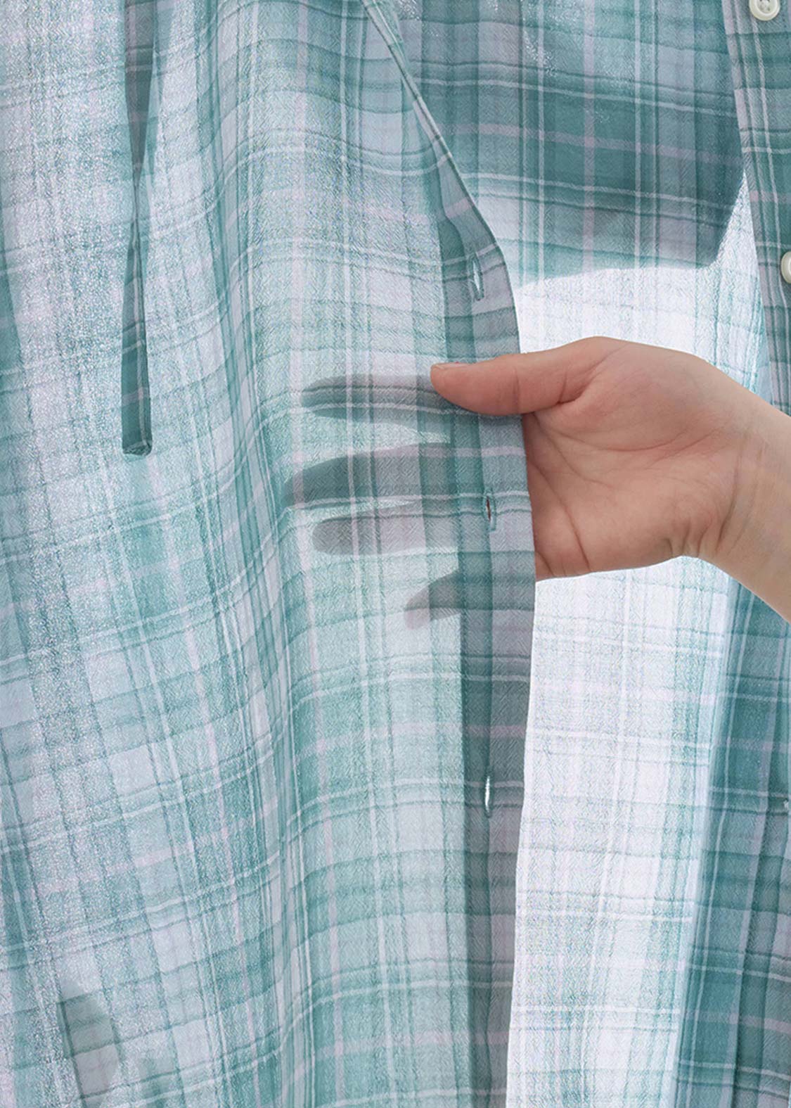 Icebonne | Sheer Hooded Shirt
