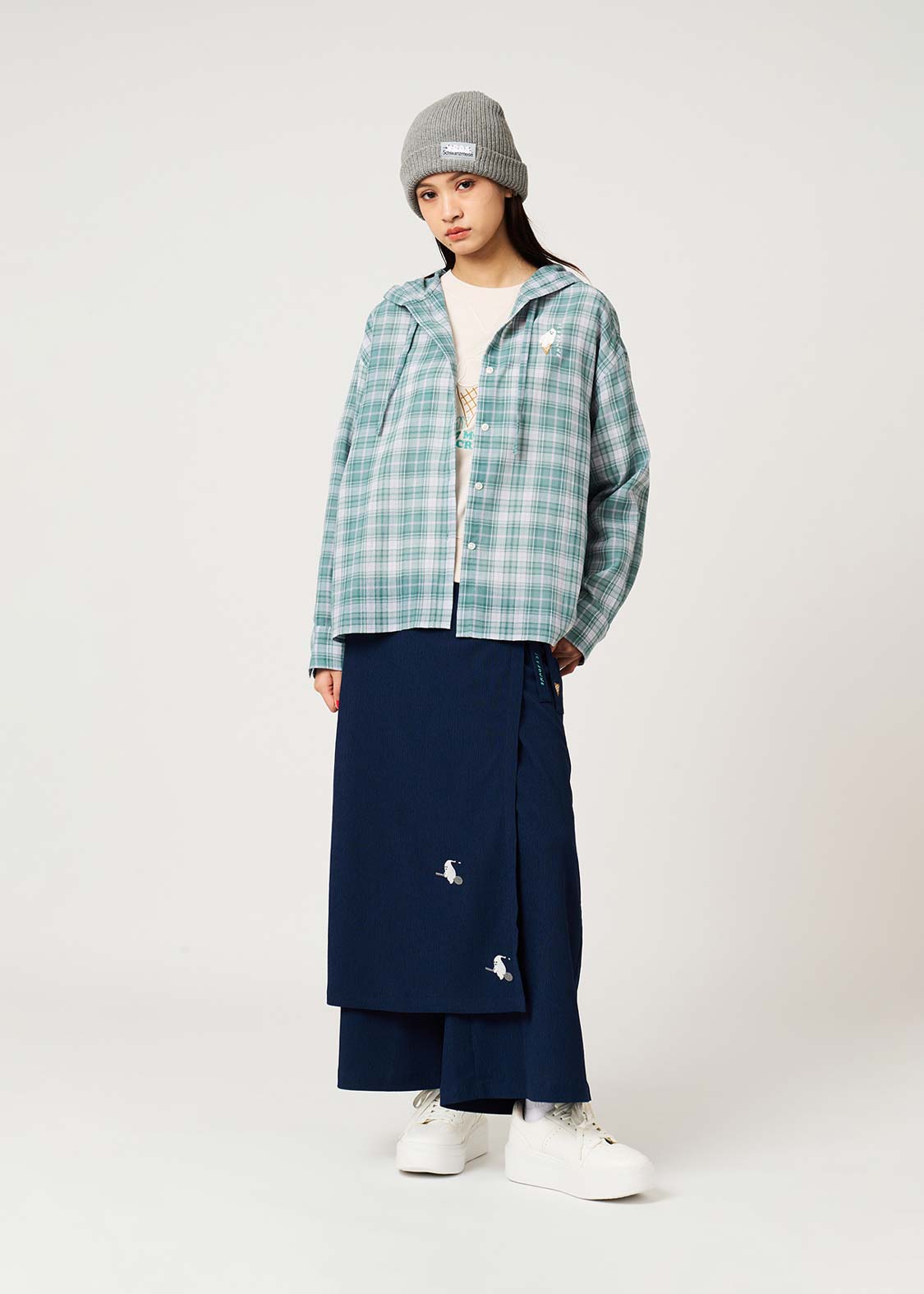 Icebonne | Sheer Hooded Shirt