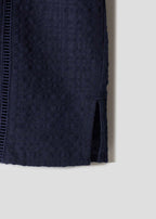 Big Mimi | Ladder Lace Short-Sleeve Shirt
