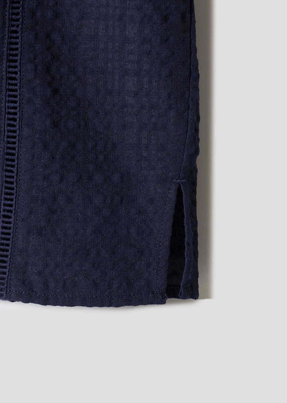 Big Mimi | Ladder Lace Short-Sleeve Shirt