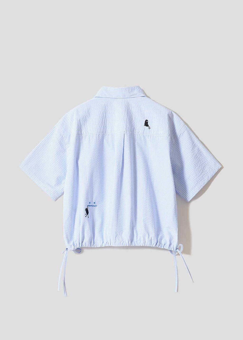 Beautiful Shadow Playful Paint | Short Sleeve Drawstring Shirt