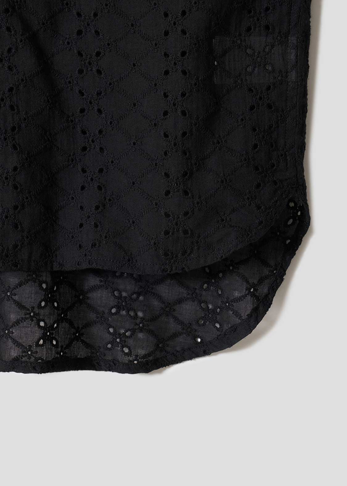 Beautiful Shadow Just Be Here | Lace Patchwork Shirt