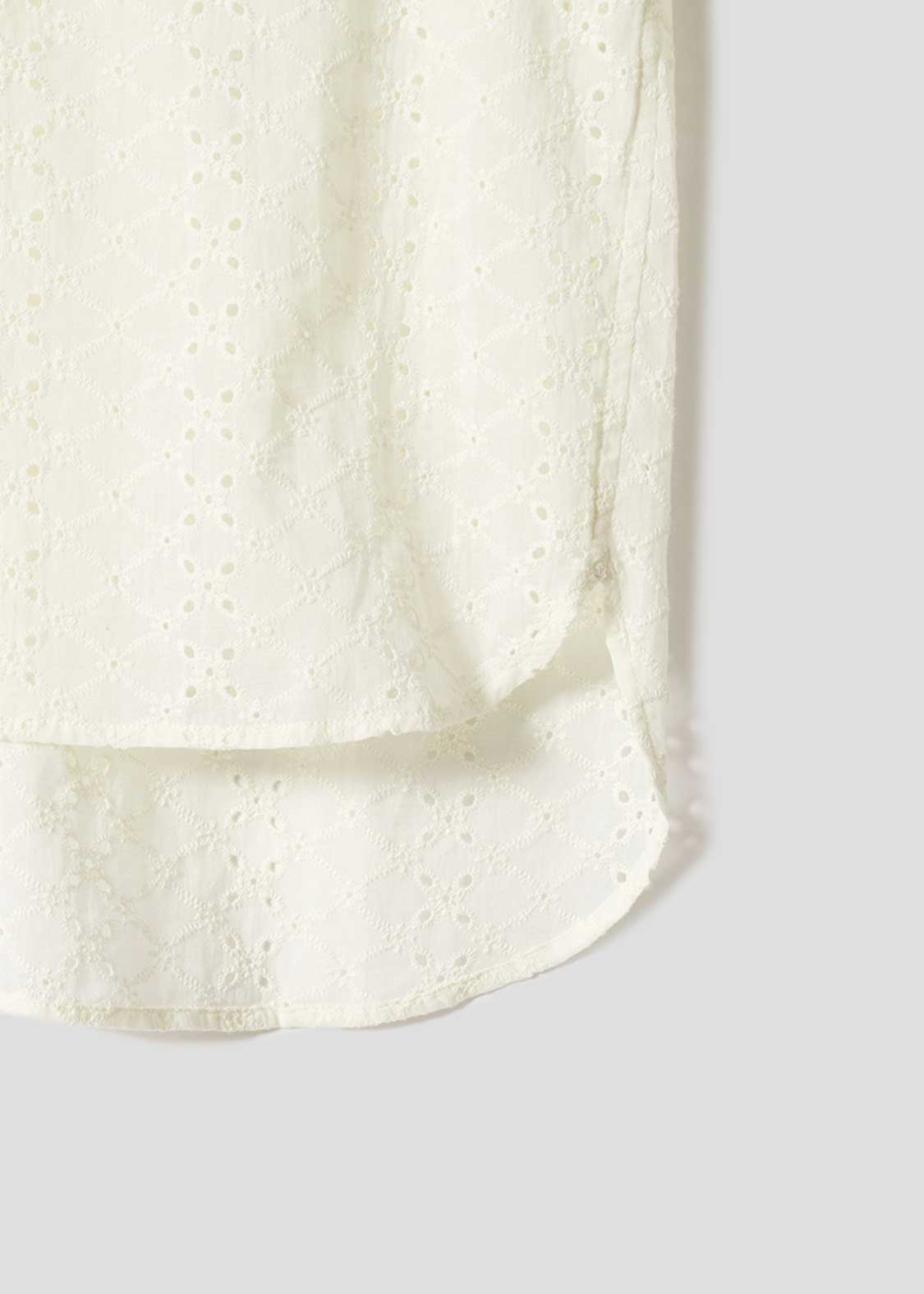 Ikaku Dance | Lace Patchwork Shirt