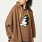 Ponte Poncho Parka (City boy Penguin Coffee Time)