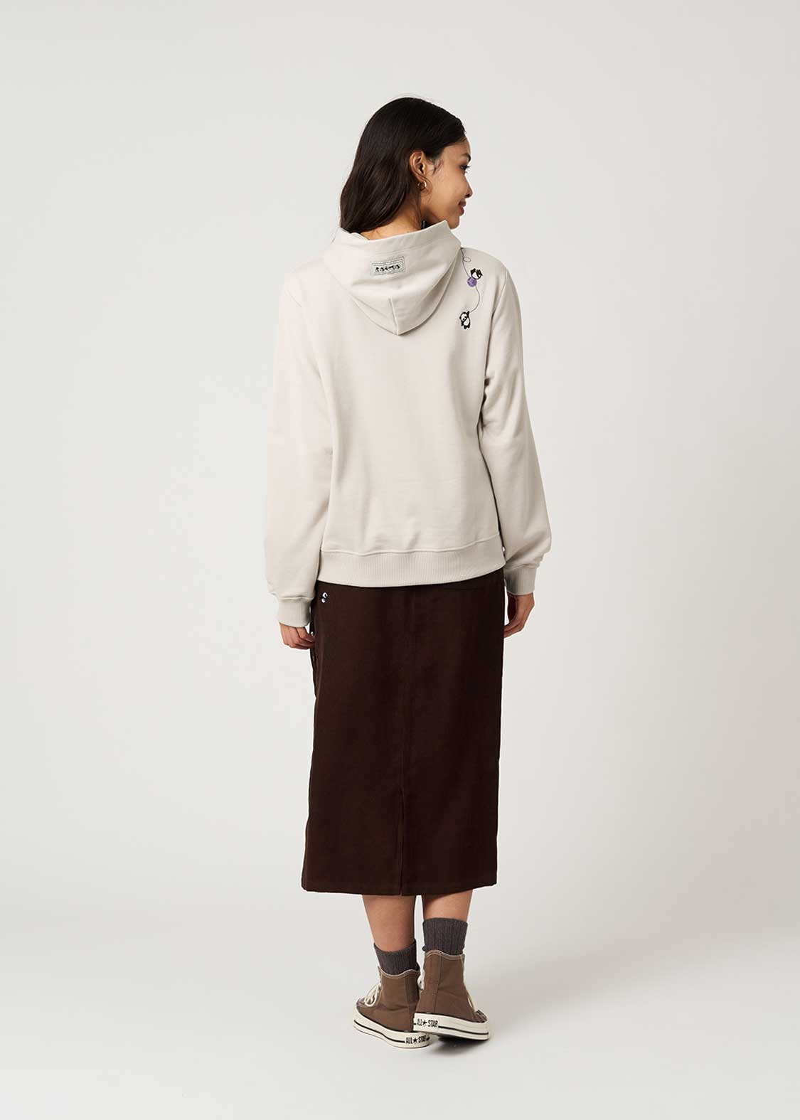 Rolling Pandas Kate | Cropped Fleece Hoodie