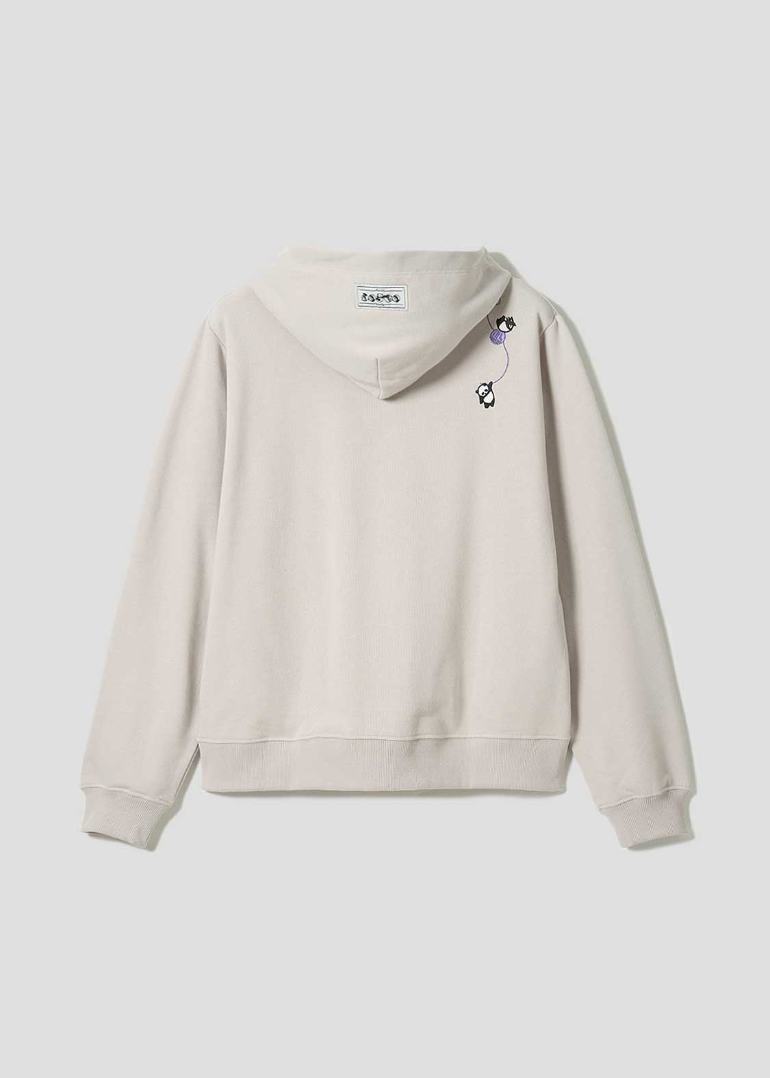 Rolling Pandas Kate | Cropped Fleece Hoodie