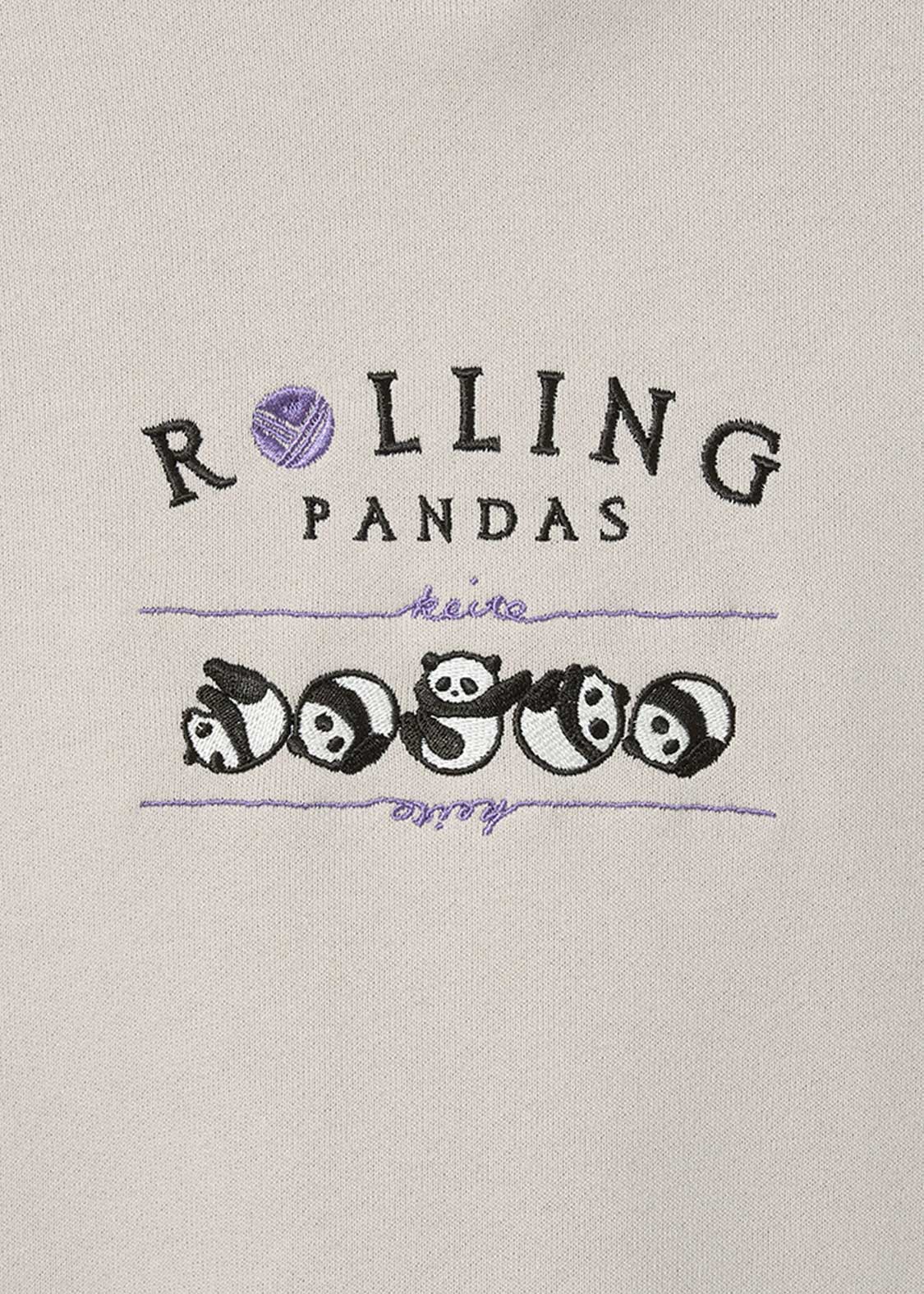 Rolling Pandas Kate | Cropped Fleece Hoodie