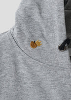 Ikaku Royal Grey | Zip Hoodie