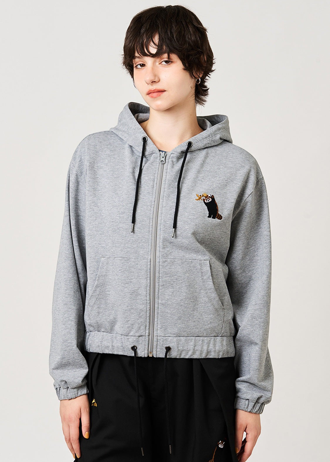 Ikaku Royal Grey | Zip Hoodie