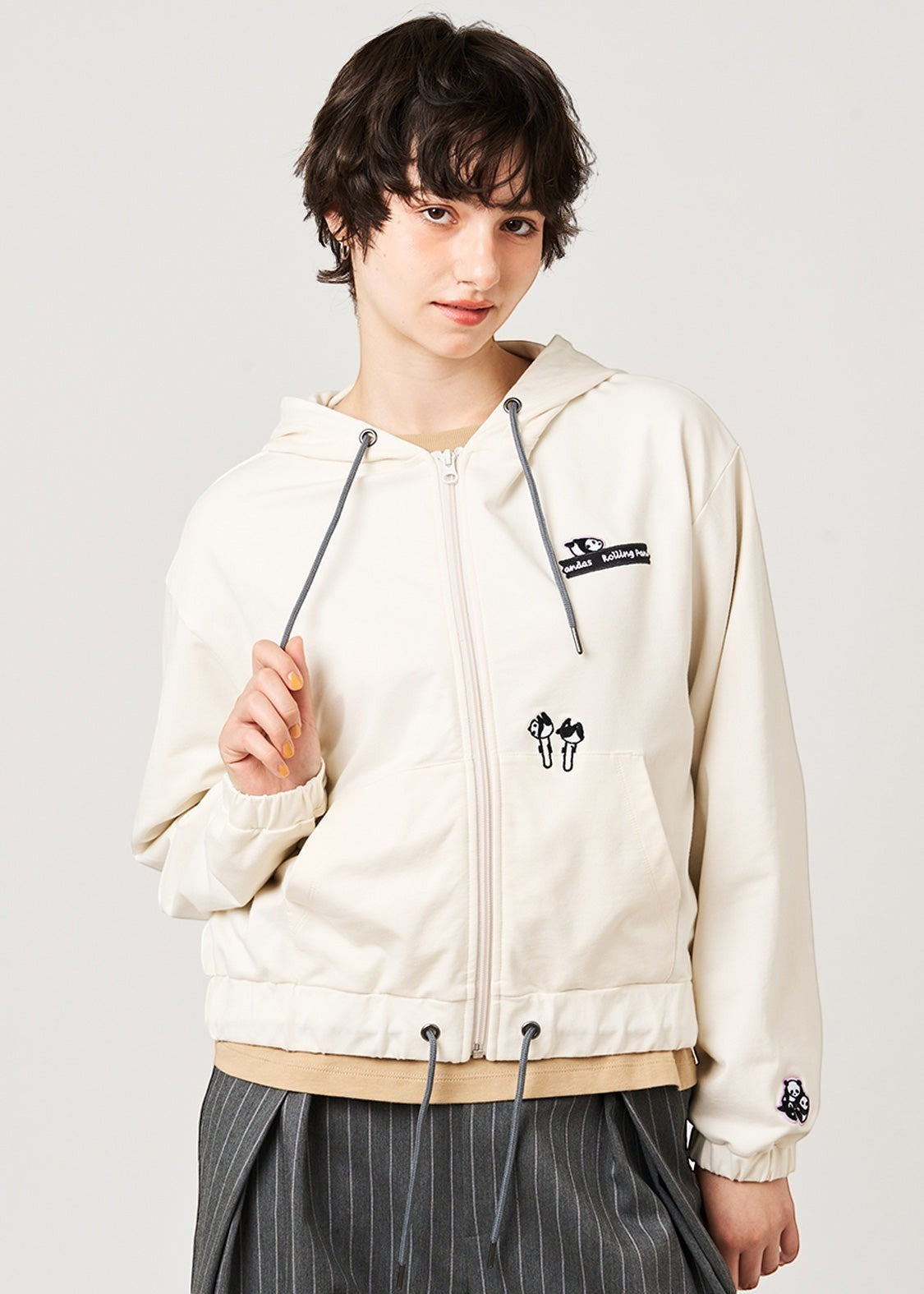 Rolling Pandas Library | Zip Hoodie