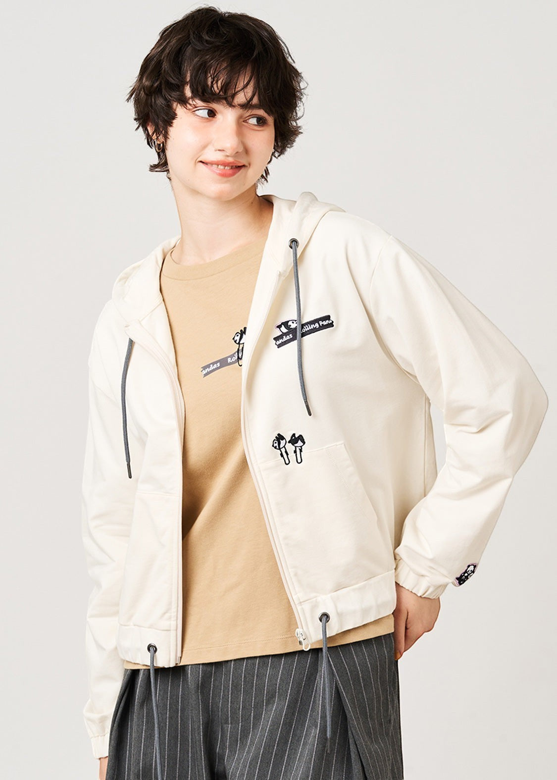 Rolling Pandas Library | Zip Hoodie