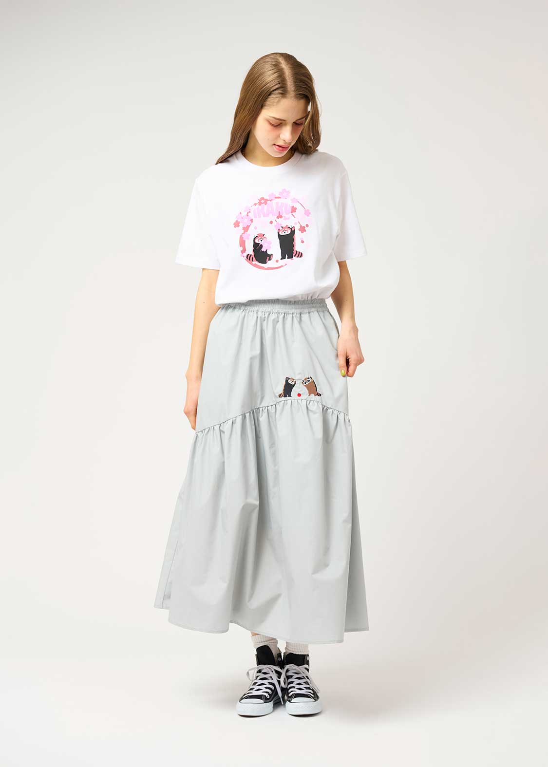 Tiered Long Skirt (Ikaku Niterune)