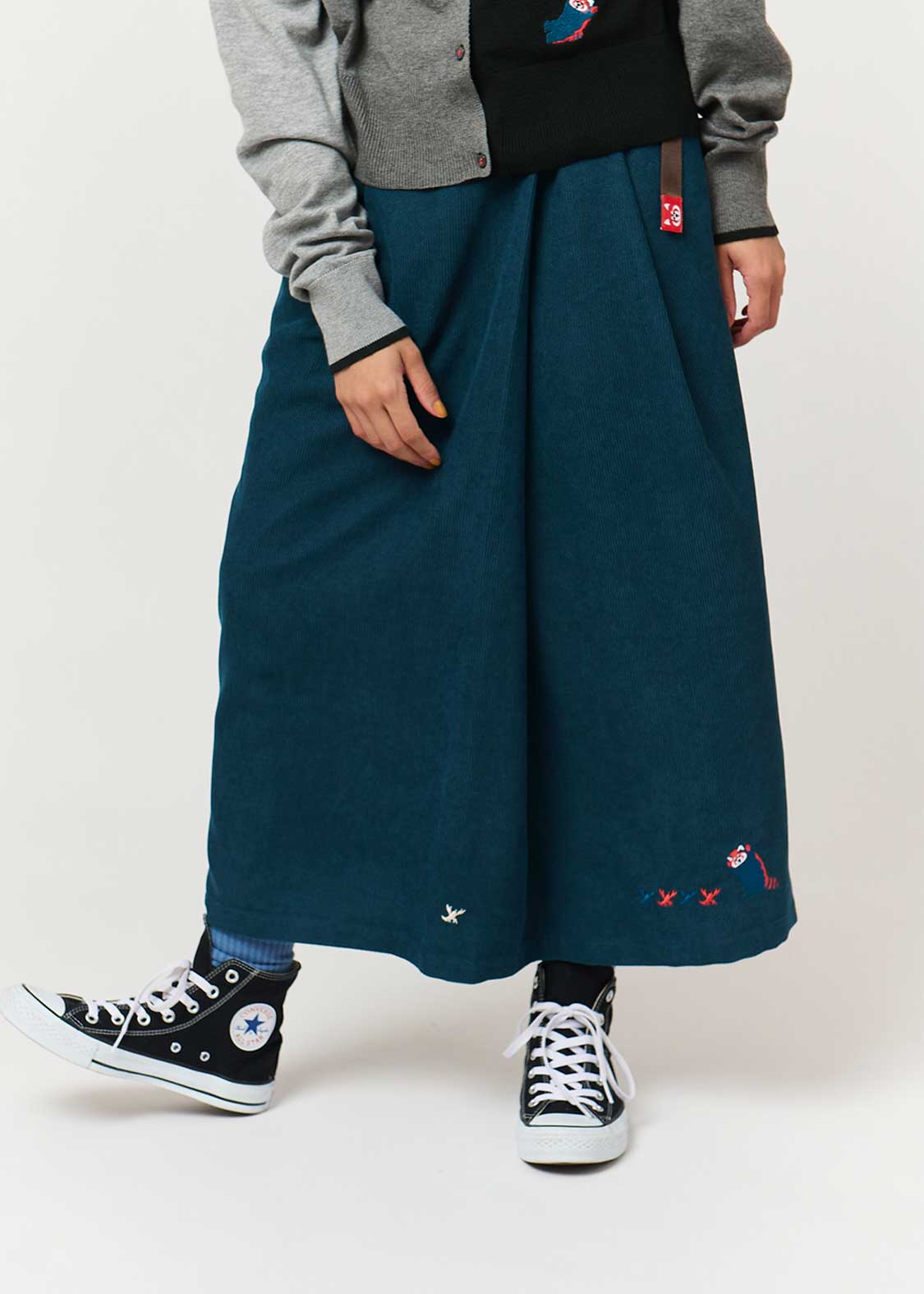 Ikaku Crayfish | Corduroy Skirt