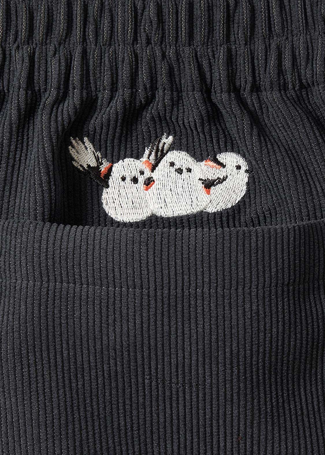 Long-Tailed Tit (Shimaenaga) | Corduroy Skirt