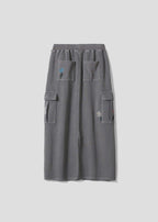 Beautiful Shadow Bloom | Fleece Cargo Skirt