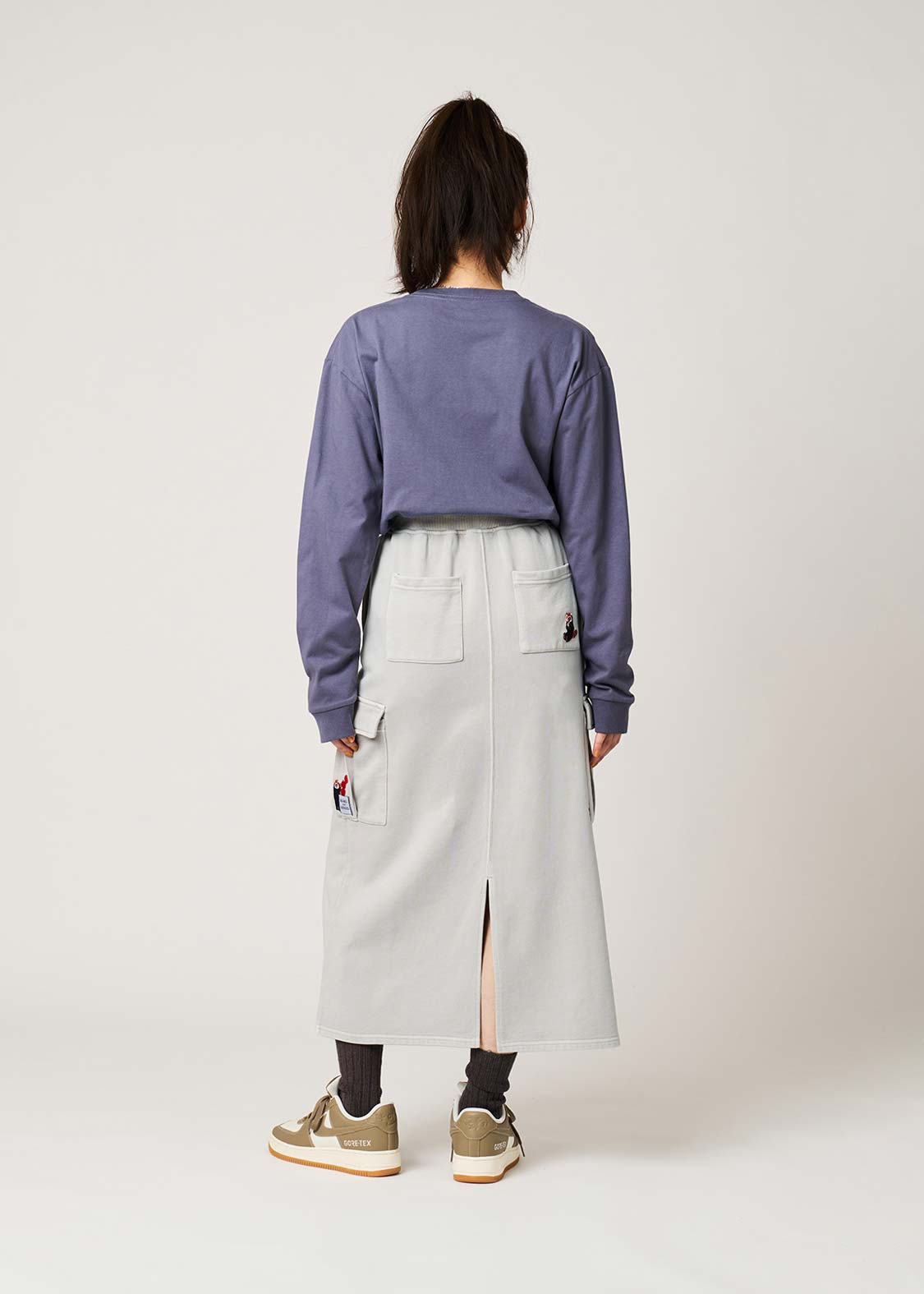 Ikaku Noringo | Fleece Cargo Skirt