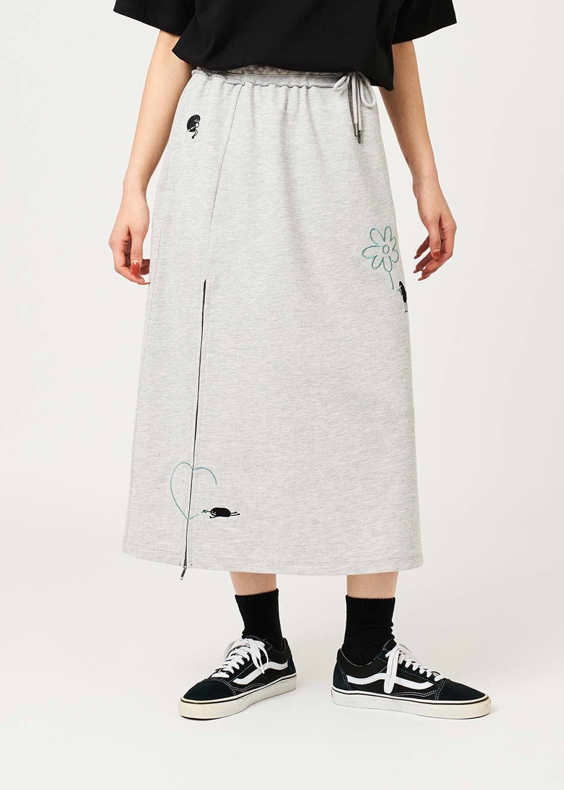 Magic Paint Beautiful Shadow | Slit Long Skirt