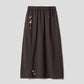 Rolling Panda'S Donuts | Slit Long Skirt