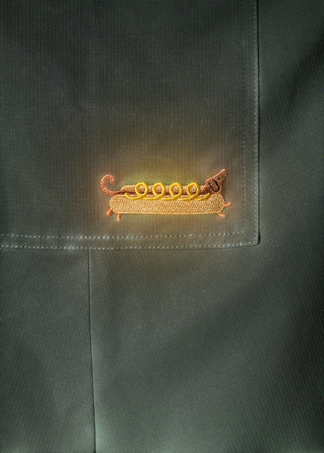 Nagasugiru Inu Meets Hot Dog | Cargo Skirt