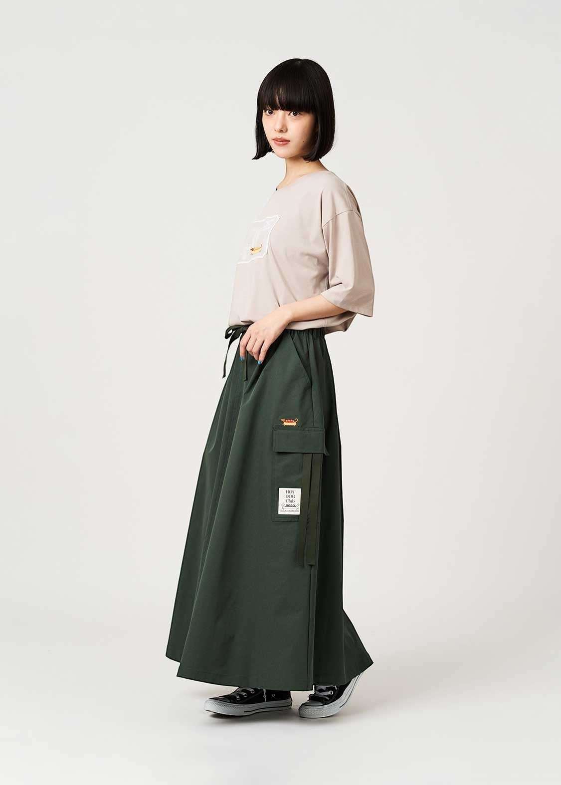 Nagasugiru Inu Meets Hot Dog | Cargo Skirt