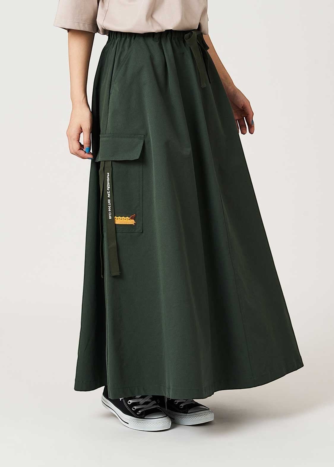 Nagasugiru Inu Meets Hot Dog | Cargo Skirt