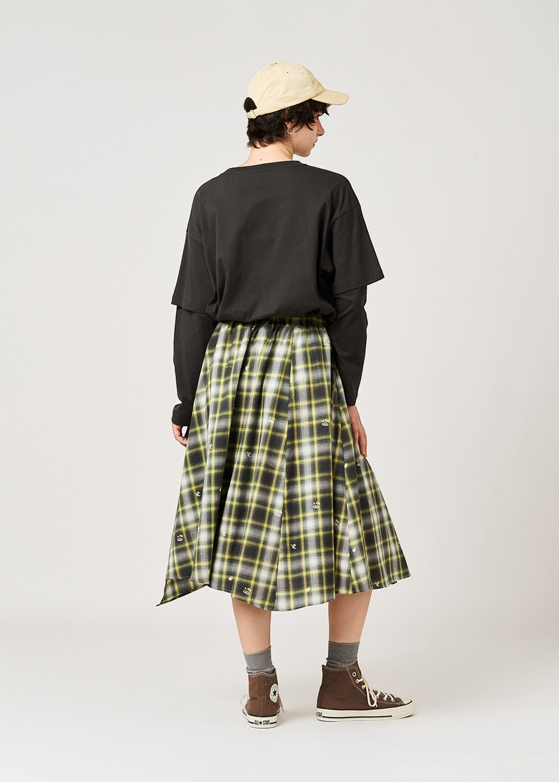 Ikaku Royal | Check Skirt