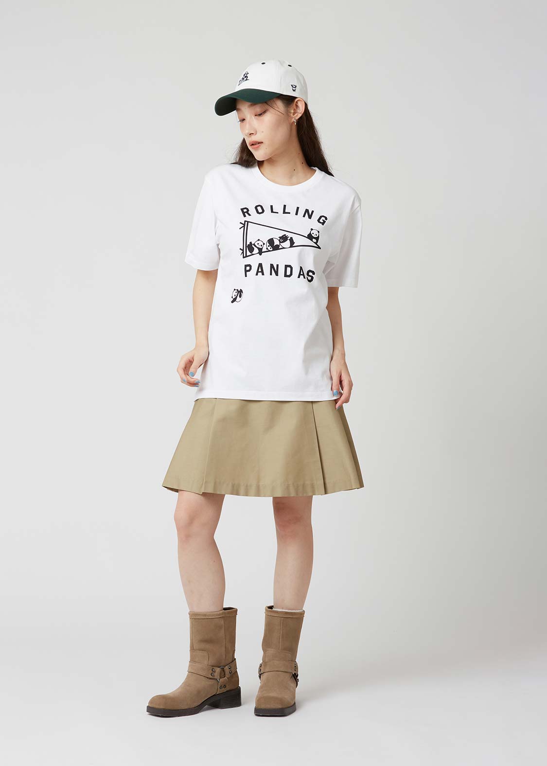 Rolling Pandas and Flag | Short Sleeve Tee