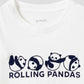 Rolling Pandas Long Logo | T-shirt