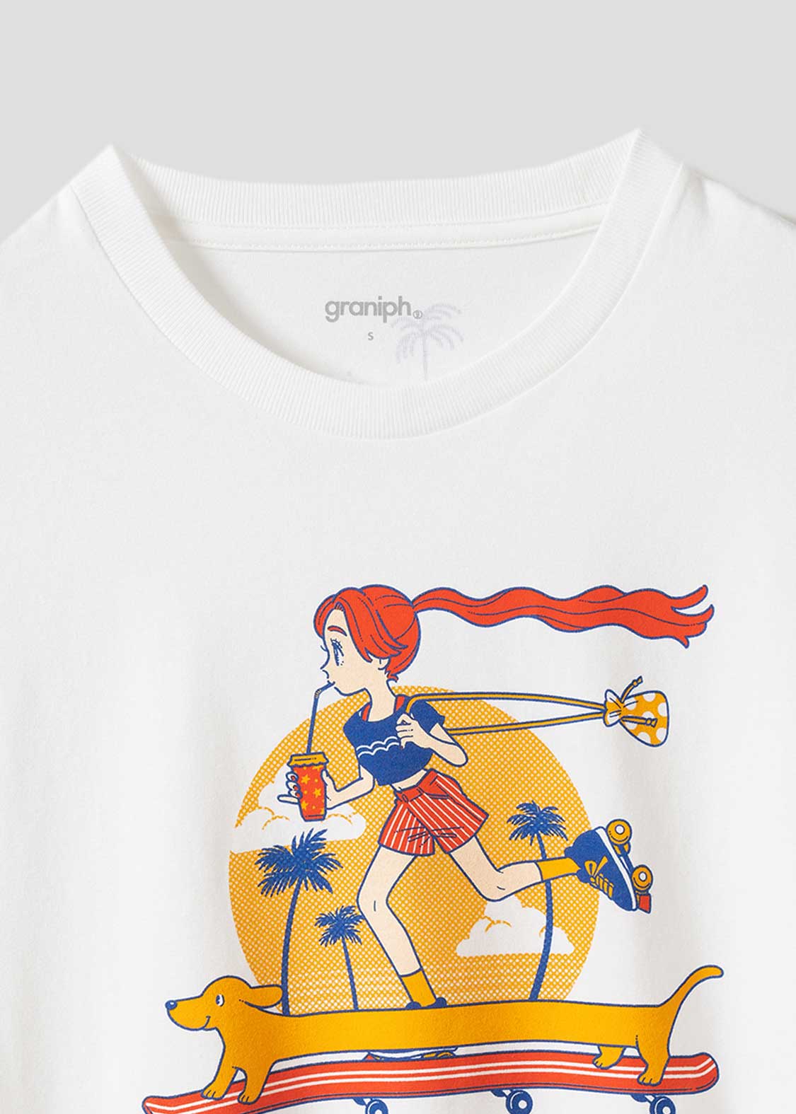 Natsumi Yoshida x Nagasugiru Inu - Skateeeeet | T-Shirt