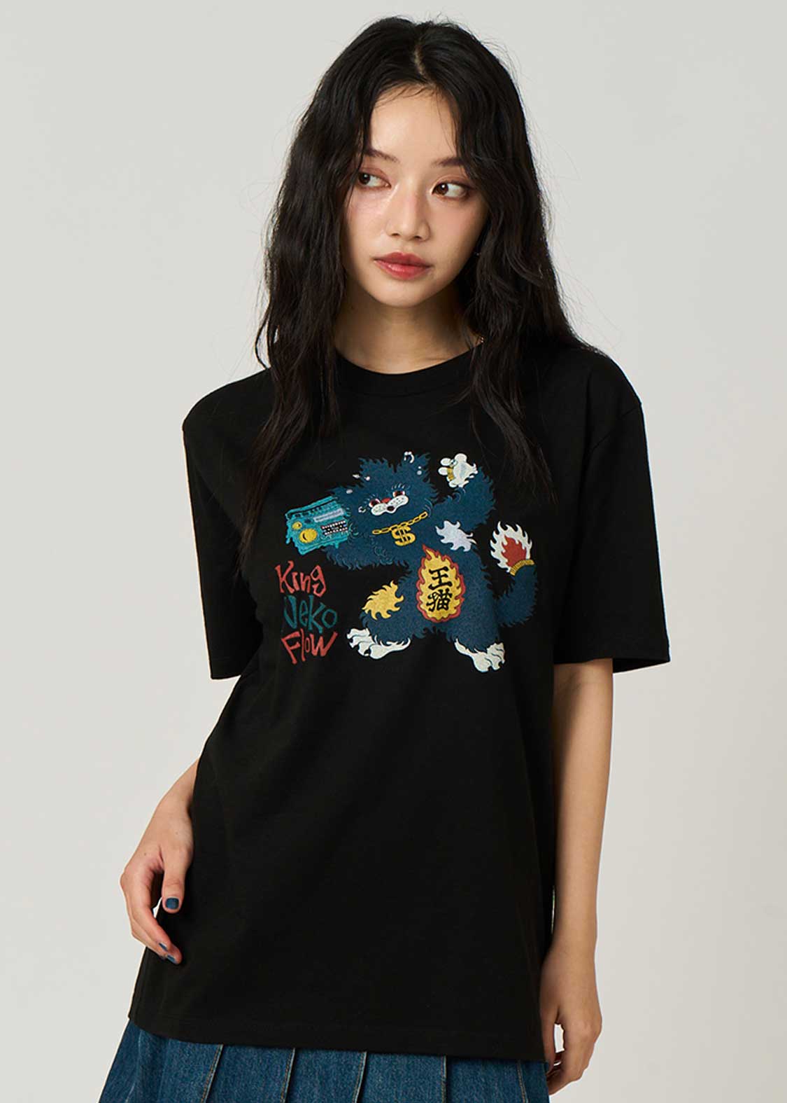 Ayako Ishiguro - King Neko Flow | T-Shirt