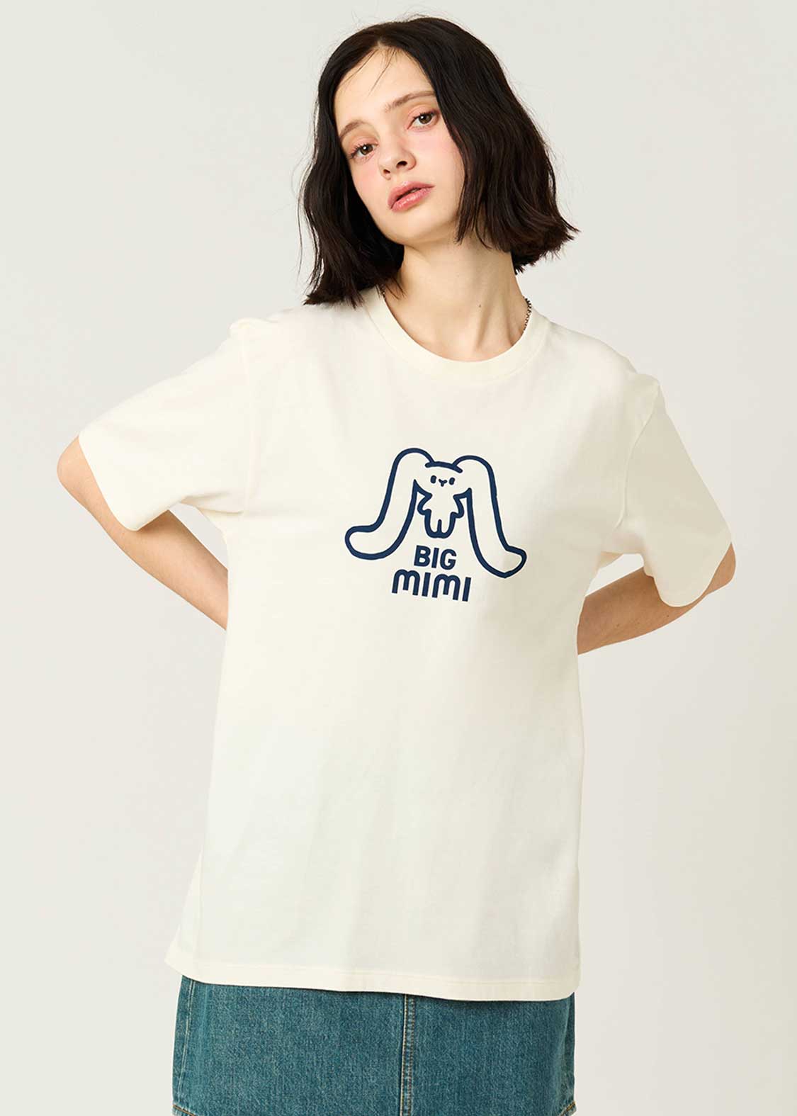 mimi様白一枚 Big Mimi Off White | T-Shirt – Via Artists
