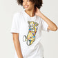Chrysanthemum Flower Control Bear | T-Shirt