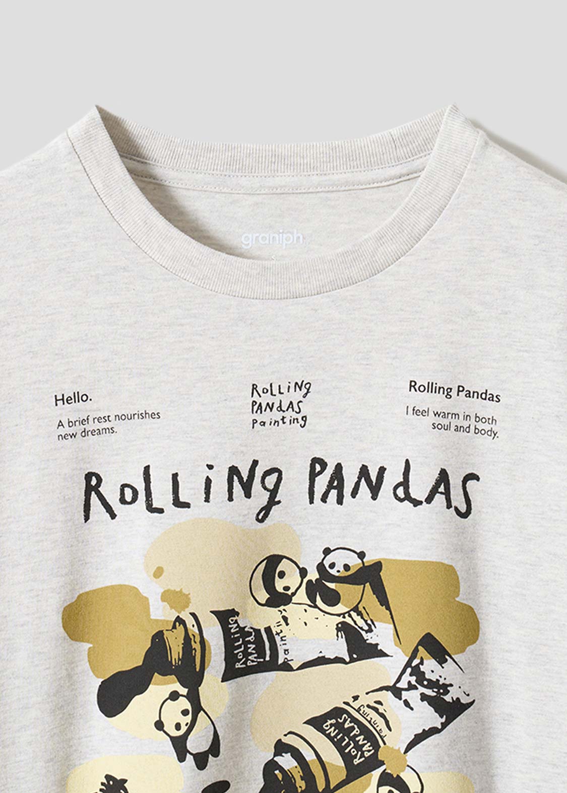 Rolling Pandas Painting | T-Shirt