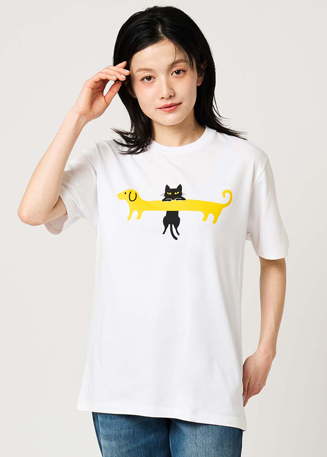 Neko Kaburi Nagasugiru Inu | T-Shirt